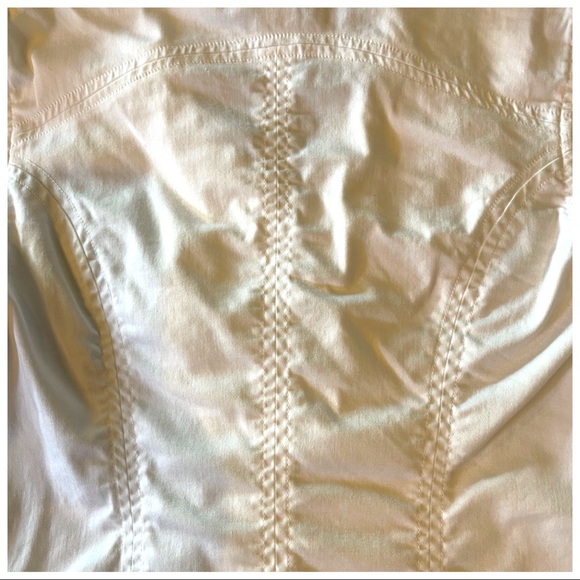 White House Black Market White Ruffle Jacket - Picture 6 of 13